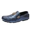 Cross-border Large Size  Men's Driving Shoes Slip-On Loafers with Soft Sole, Handmade Fashion Casual Leather Shoes for Men