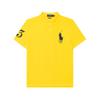 Polo SS23 Logo Embroidered Pullover Straight Fit Short Sleeve Polo Shirt Men Tops Yellow 710697457-049