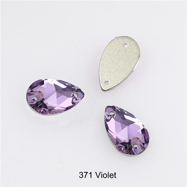 Dongzhou Waterdrop Sew On Rhinestones Flatback Crystal Loose Crystal Stone Beads Garment Shoes Diy Sewing Accessories