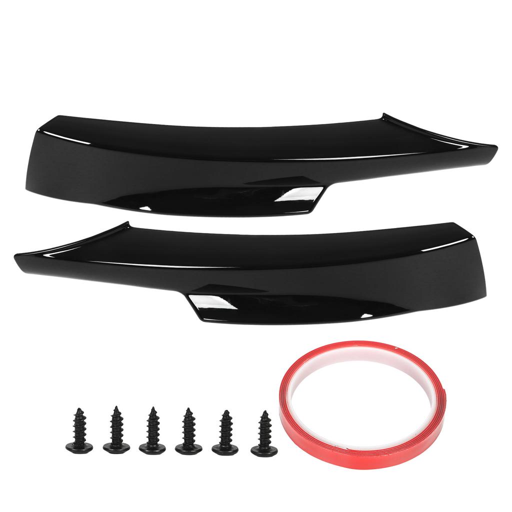 Car Front Bumper Lips Bumper Corner Spoiler Splitters Lower Bumper Protector for E90 M Sport LCI Sedan 2009‑2012 Car Accessories