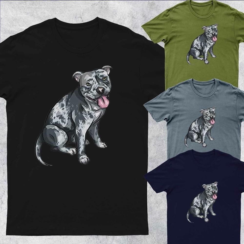 Merle American Bully Funny     Mens T-Shirt  DG P1 PR