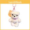 Plush Bear Keychain With Glasses For Kids And Teens Collectors