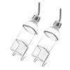 2Pcs 180Ml Pet Drinking Bottle Hanging Water Fountain for Rabbits Hamsters Chinchillas Leakproof Clean Safe Smooth