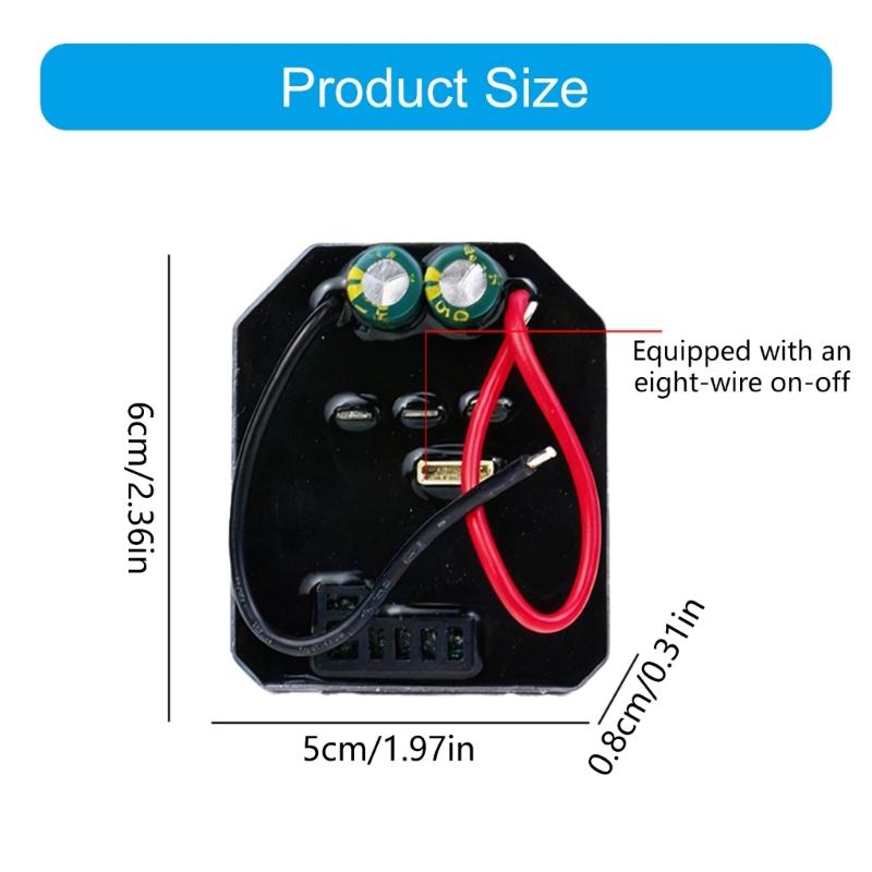Einfache Verbindung Bürstenloser Bohrschrauber Controller 21V 50A Hohe Leistung Geeignet für Elektrowerkzeug Schwerlastanwendung Aluminiumgehäuse
