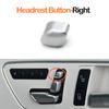 Car Front Seat Backrest Headrest Adjust Switch Button Cover For Benz C E GLK ML GL CLS Class W204 X204 W166 W207 W212 W218