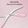 Portable Sharp Eyebrow Trimming Scissors with Built-in Comb for Beginners