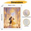 disney beauty and the beast digital oil painting hand painting kit diy home decoration.romantic ballroom dance scene.canvas art