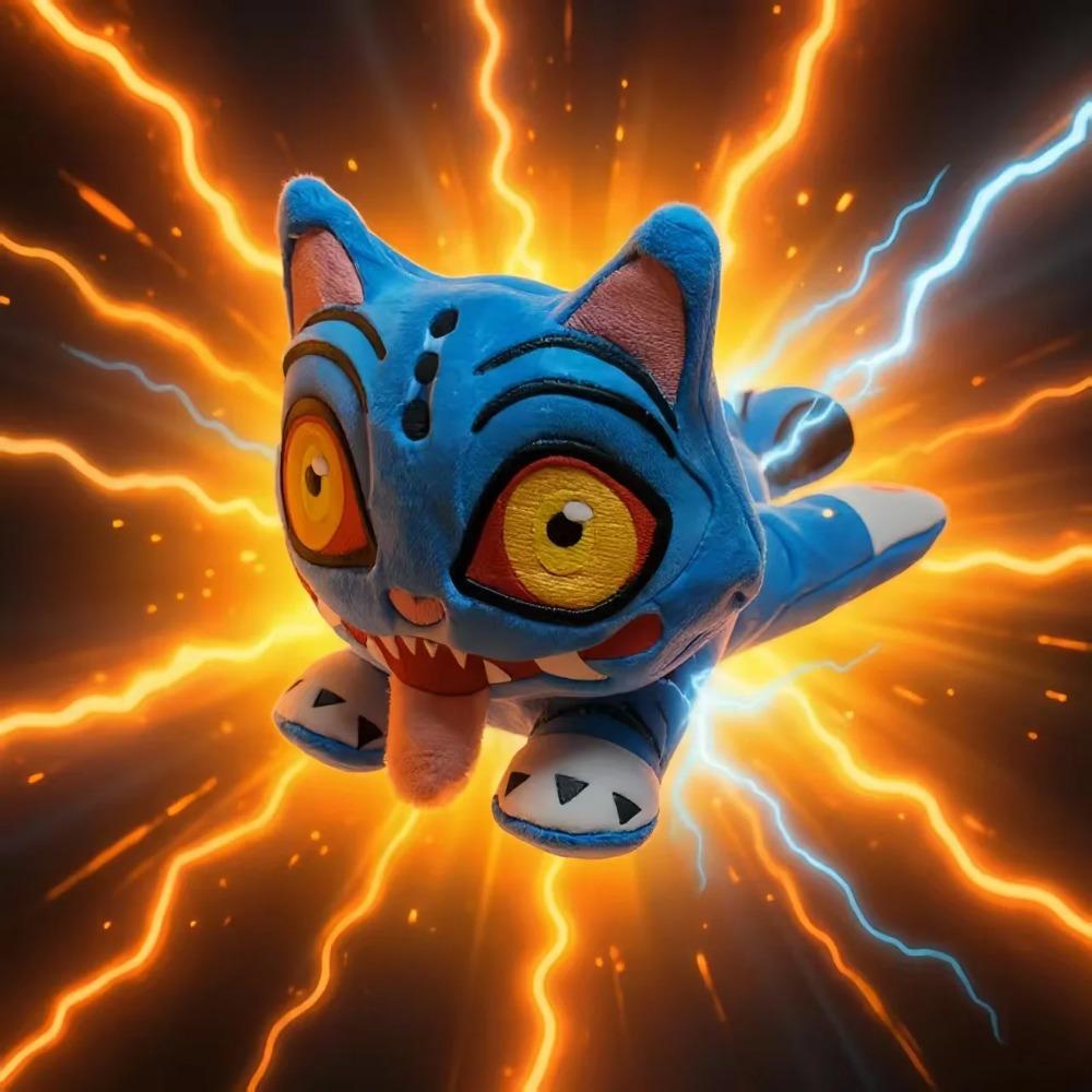 Kpop Demon Hunters Plush Toy Sussie Derpy Stuffed Animal Dolls Kawaii Tiger Magpie Peluches Anime Movie Toys Kids Birthday Gift