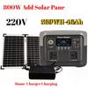 New 800W 589WH Portable Power Station 600W/800W Solar Generator Backup Power Bank for Outdoor Camping, Home Emergency, RV Travel