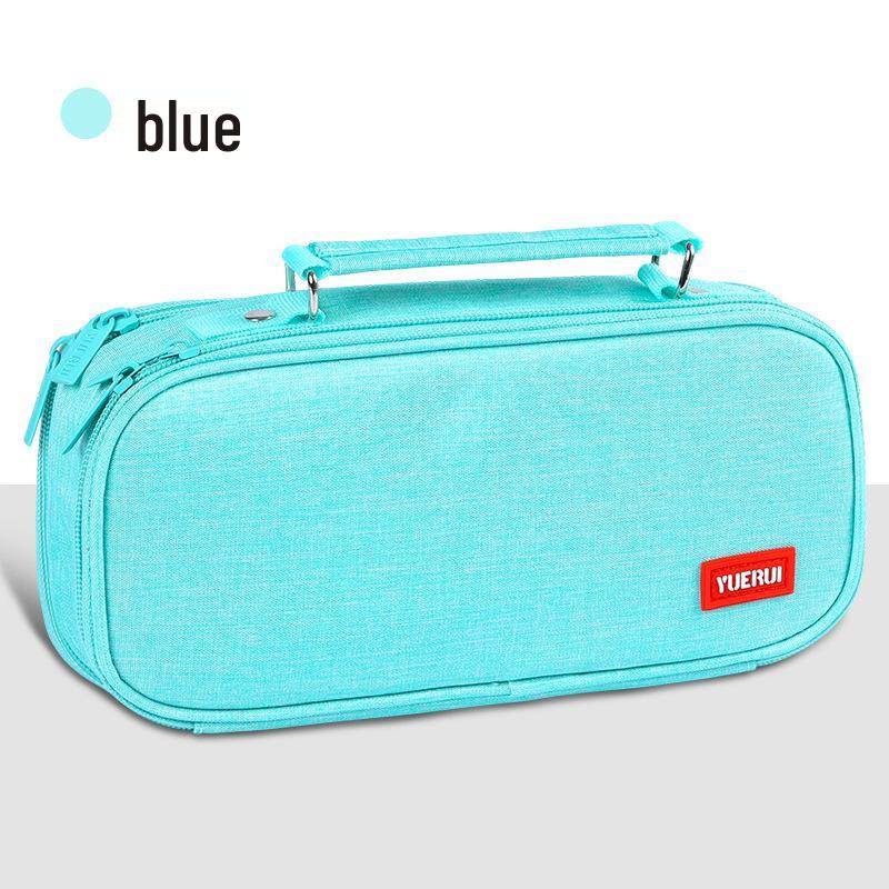 Large Capacity Multi-layer Canvas Pencil Case for Students