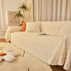 Autumn and Winter Three-Dimensional Jacquard Cotton Velvet Sofa Towel Double-Sided Plush Washable Simple Sofa Cover Towel