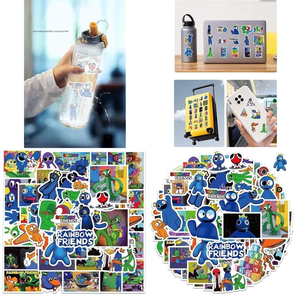 Wasserdichtes und wiederverwendbares Roblox Rainbow Friends Sticker Set mit 60 Stück