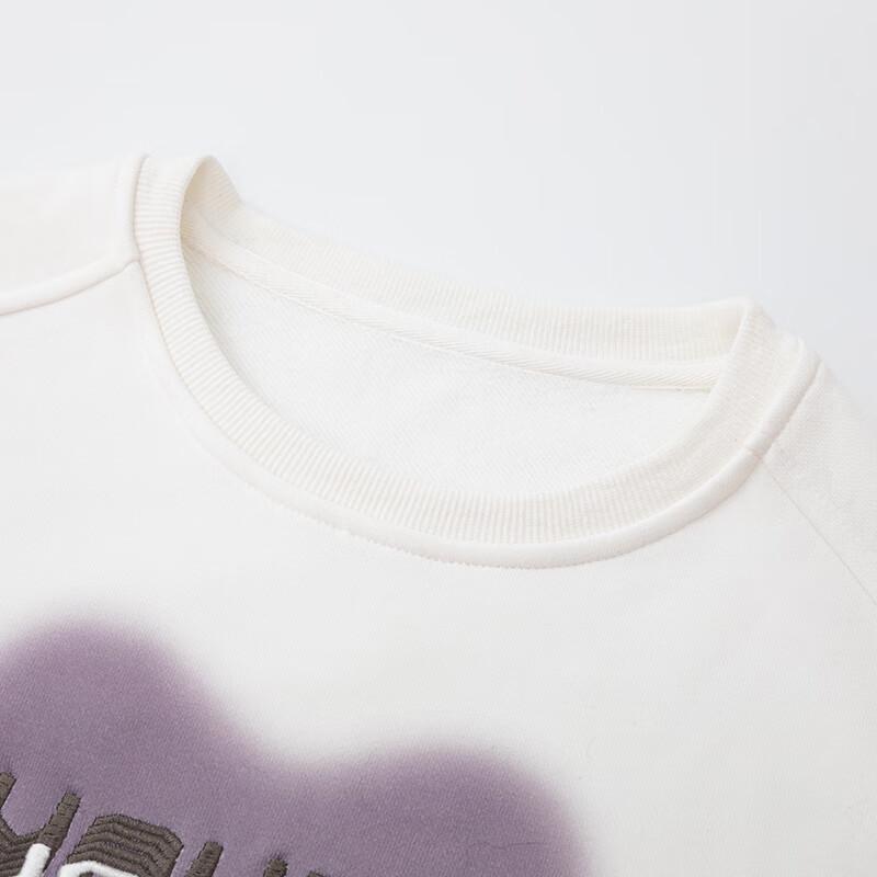 JOY SPEAKER Women's Heart Pattern Fleece-Lined Sweatshirt