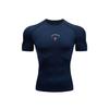 Men's Chest Speedometer Print Compression Shirt High Elasticity Moisture Wicking Bodybuilding Sportswear