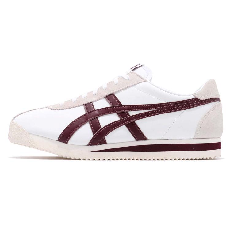 

Onitsuka Tiger Corsair Comfortable Slip Resistant Abrasion Resistant Low top Casual Running Shoes Unisex White Red D7J4L-102 42.5
