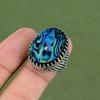 Abalone Shell Ring 925 Sterling Silver Ring Handmade Jewelry Genuine Gemstone Ring Gift For Her Abalone Shell Jewelry Available In Ring Size