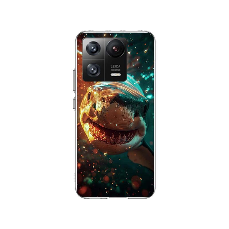 The Mouth of the Deep Sea Evil Shark Phone Case For Xiaomi Poco F7 Ultra X7 X6 M8 M7 M6 M4 M3 Pro X4 Mi 15 15T 14 14T 12T 12S 10