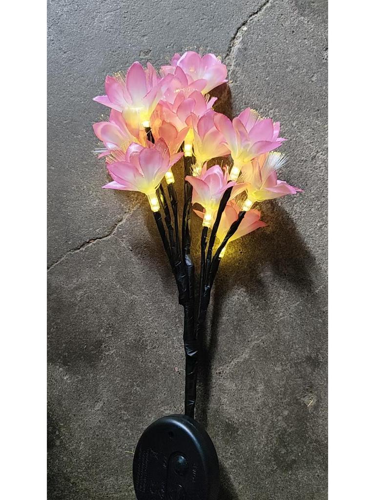 Outdoor Waterproof Solar Cherry Blossom Branch Lights for Garden and Lawn Decoration