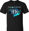 Dream Theater Progressif Manches Courtes Coton Noir Unisexe Chemise Coton Surdimensionnée Grande Taille