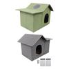 Kattenhuis voor Buitendieren Opvouwbaar Waterbestendig Regenbestendig Schuilplaats voor Zwerfkatten Kattenhol