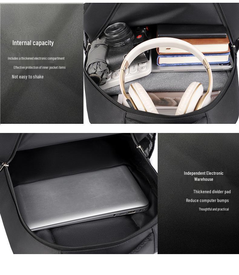 Sac à dos pour homme haut de gamme, polyvalent et minimaliste - Durable et élégant pour le travail, les voyages et les ordinateurs portables