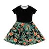 Girl Summer Dress  Solid Color & Print Sleeveless Dress With Pocket Casual Dress Shorts Sleeve Party Dress