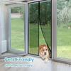 Magnetic Door Curtain, Auto Closing Ventilated Screen, Easy Installation with Adhesive Strips, Pet Friendly Insect Proof