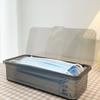 Masken-Aufbewahrungsbox Staubdicht Transparent Schreibtisch-Ordnung Kleinteile-Aufbewahrungsbox
