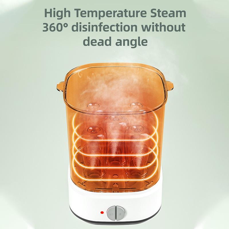 Whale Love Large-Capacity Baby Bottle & Nipple Steam Sterilizer