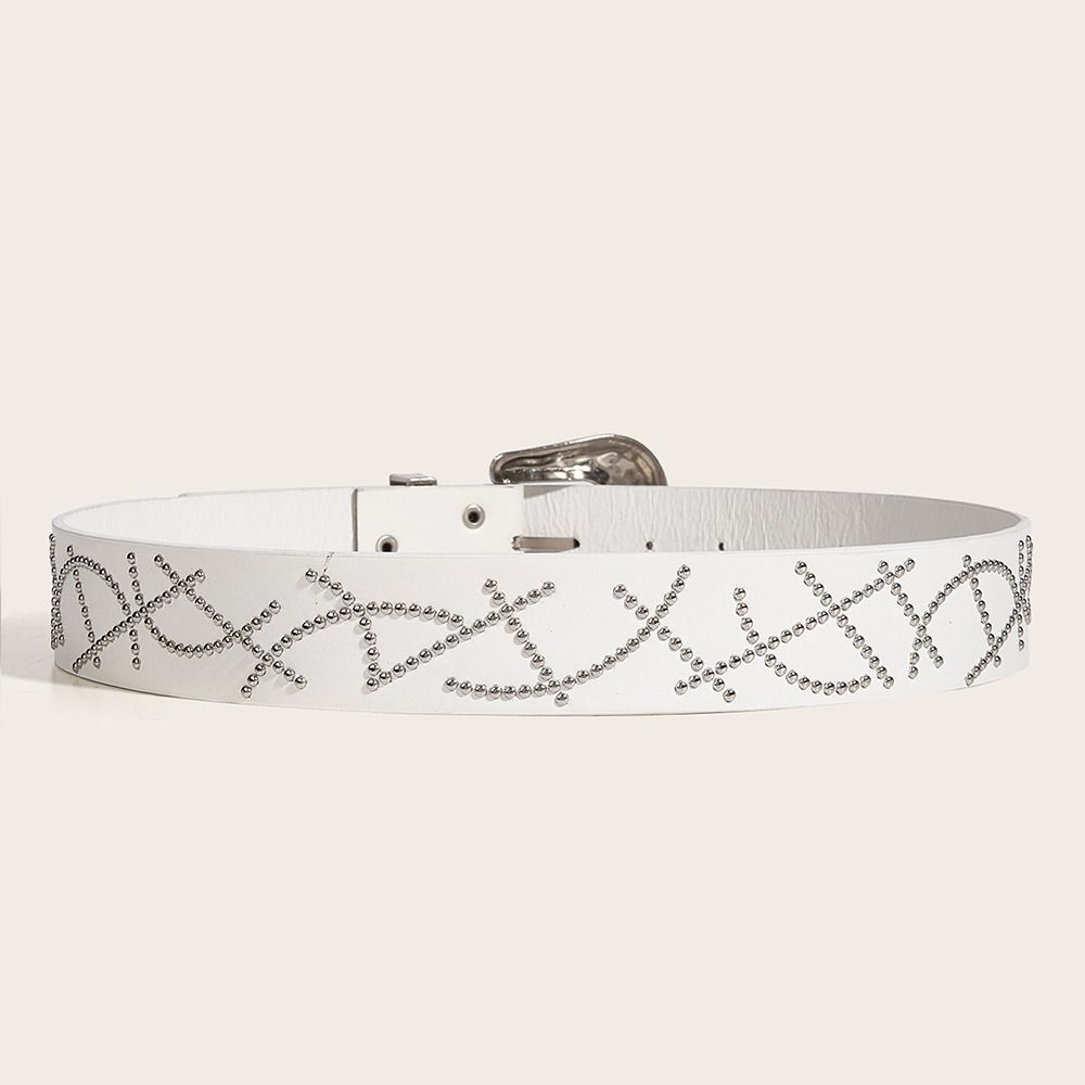 Korean Buckle Waist Belt Gothic Dress Jeans Belt High-End Women's Belt  Skirt Accessory