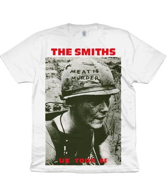 The Smiths - Meat Is Murder Tour 1985 - Soldier - Biologisch T-shirt Heren Dames T-shirts Top - Morrissey