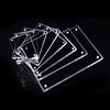 Clear Acrylic Picture Photo Frame Magnetic Photocard Holder Poster Display Stand Photo Frame Protect Office Desktop Ornament