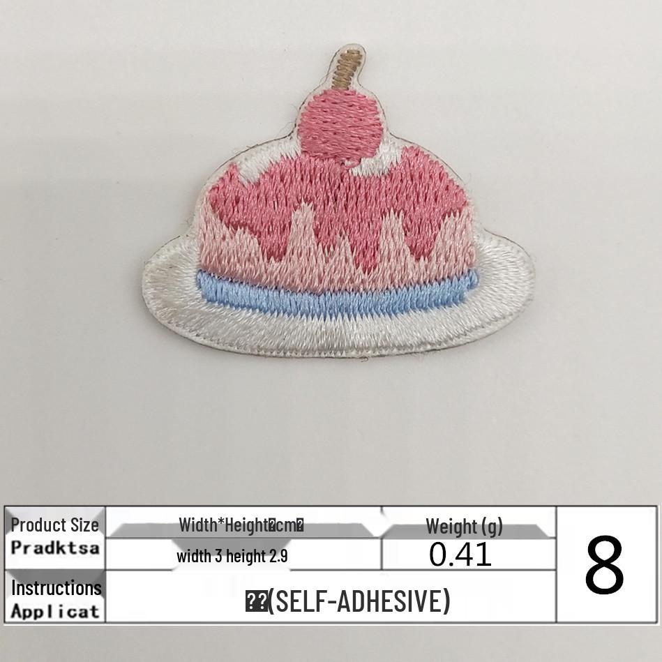 Self-adhesive Teddy Bear Embroidery Patch for DIY Clothing and Accessories