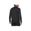 Nike Dri-Fit Round Neck Spliced Quick-Dry Breathable Long Sleeve Sweatshirt Men sweatshirt Black White DD8371-010
