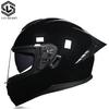 LVS full face motorcycle helmet DOT approved retro cat pattern motorcycle racing helmet with double-sided cover