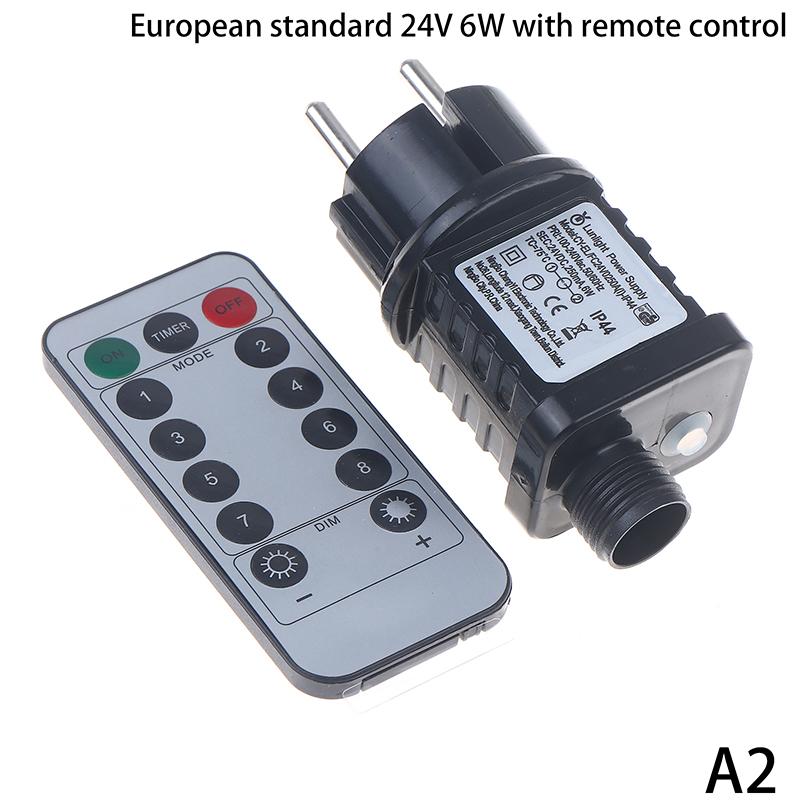 Eu Us Uk Plug Ac 220V 110V To 31Vdc 6W 24V 5V Transformer Plug Power Supply Ip44 8Modes Led Lamp Driver Switch Adapter