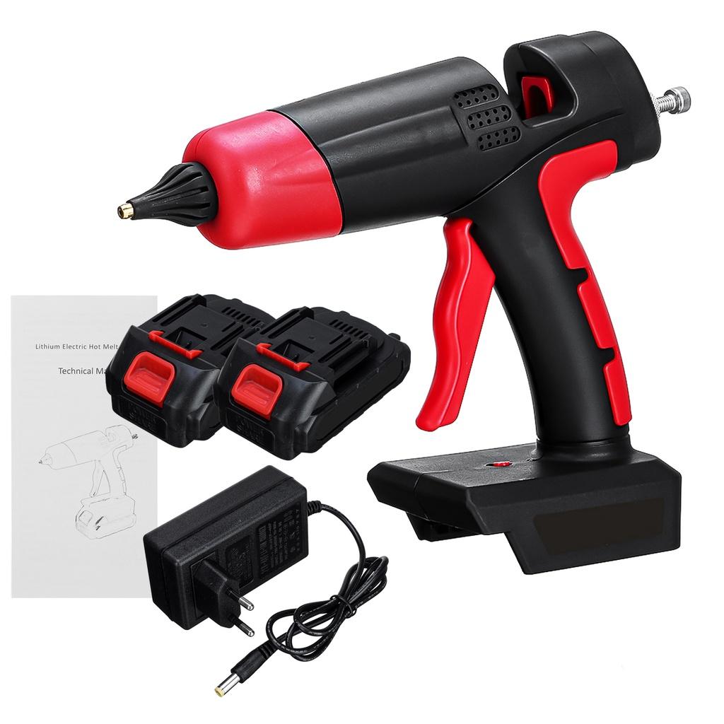 Rechargeable Cordless Hot Melt Glue Gun Li-ion Battery For 11mm Glue Stick Home DIY Repair Tool For Battery 1000W
