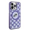 Karl Lagerfeld Klhmp15Lhmckmhu Iphone 15Pro 6.1 Fioletowy/Purple Iml Monogram Karl&Choupette Head Magsafe