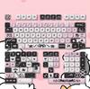130 Keys Cheese Burger MOA Profile Custom Keycap Set Five Side Dye Sublimation PBT Keycaps for MX Switch Mechanical Keyboard