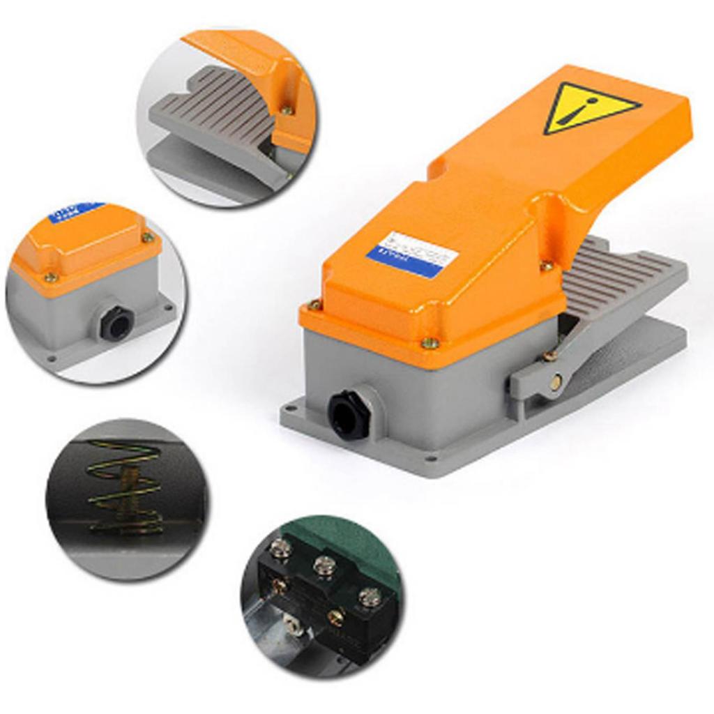 Pedal de Controle para Pé LT4 Carcaça de Alumínio Pedal Jog Pedal Controlador de Potência para Equipamento de Máquina-Ferramenta Pé Pedal para Pé