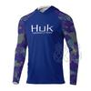 Mens Quick-Dry UV Protection Fishing Shirt With Hood Lightweight Breathable Outdoor Sport Long Sleeve Top