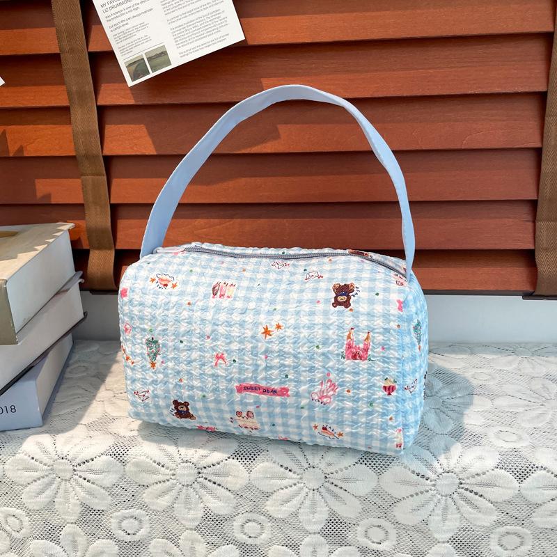 Cartoon Kosmetik Reise Organizer Lässige Make-up Waschtaschen Große Kapazität Tragbare Tragetasche Geschenke