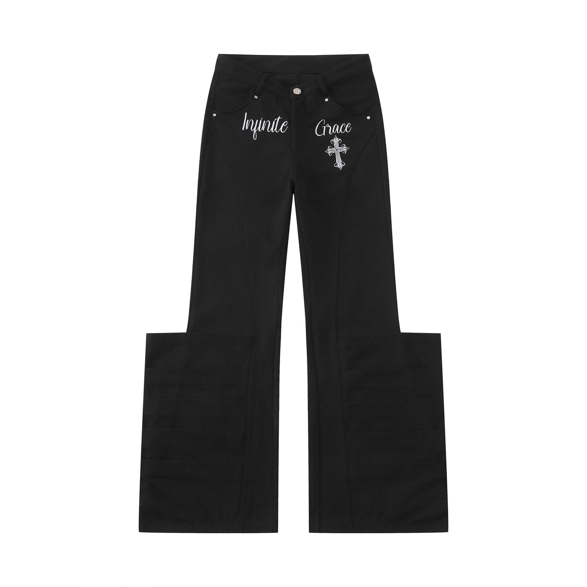 Guan Qu Women s Retro Loose Casual Long Pants - 2026 Spring Collection M