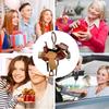 Colorful Saddles Pendant Keychain Acrylic Key Rings Accessory Handmade Keyring Bag Decoration Unique Gifts for Women