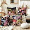 BOCCHI THE ROCK Anime Pillow Cushion Cover Pillowcase Living Room Sofa Home Decor Customized