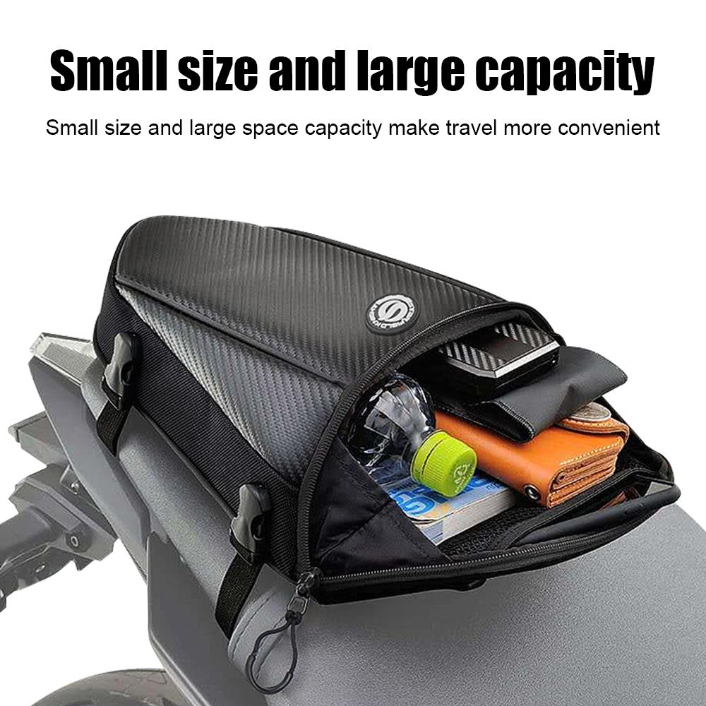 Motorcycle Saddlebag Tail Bags Storage Shoulder Bag Waterproof With Strap Set Rear Seat Backpack Large Capacity Moto AccessoriesGood product