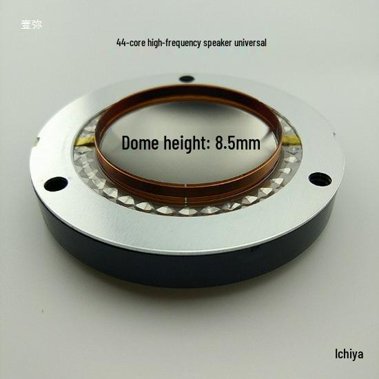 44.4mm Core Titanium Diaphragm Tweeter, 8 Ohm, 150W, Round Wire Voice Coil, Flat Wire Round Bracket