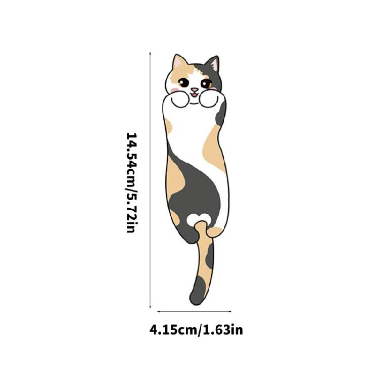 30Pcs Kitten Shape Bookmarks Paper Bookmarks Book Page Marker Portable Reading Aid for Book Lover Teacher Student