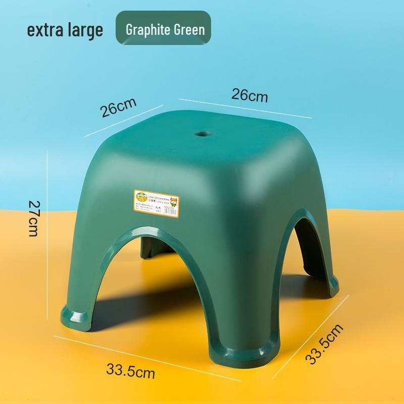 Thickened Children's Plastic Stool for Household and Bathroom Use
