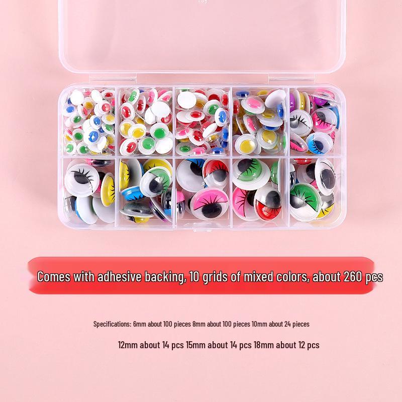 DIY Kindergarten Animal Eye Stickers – Plastic Fake Eyeballs for Craft Activities